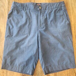 Faherty Allday Shorts Mens 33 Blue Chino Casual Lightweight Summer Pockets